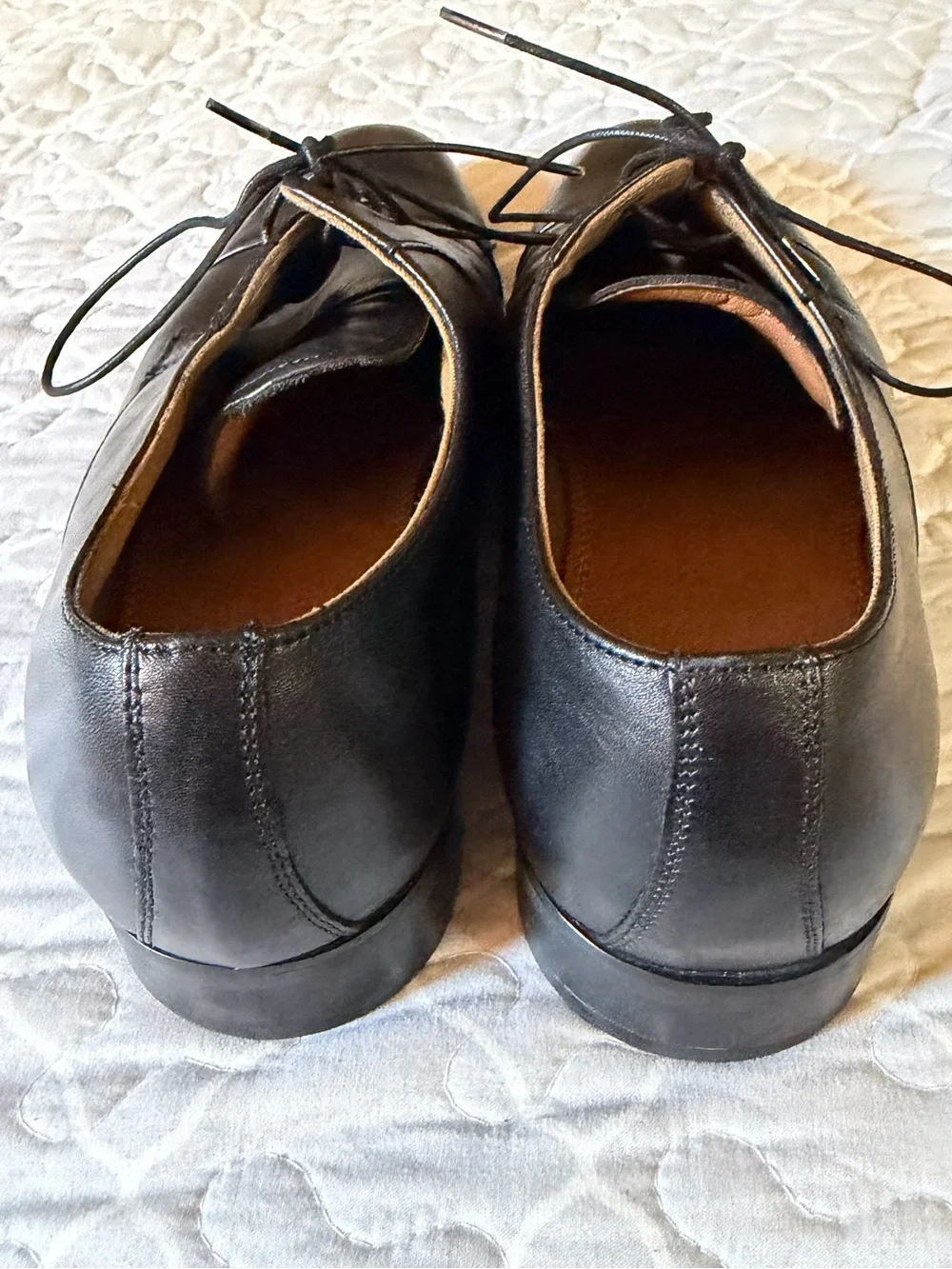 Aldo Black Leather Men’s Lace-Up Dress Shoes size 10